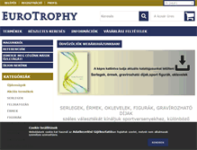 Tablet Screenshot of eurotrophyserleg.hu